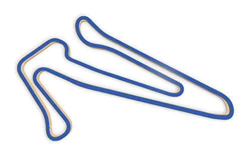 Racetrackart RTA-10009-BL-46 Rennstreckenkontur des Adria Raceway-Blau, 46 cm Breite, Spurbreite 1,3 cm, Holz, 45 x 46 x 2.1 cm von Racetrackart