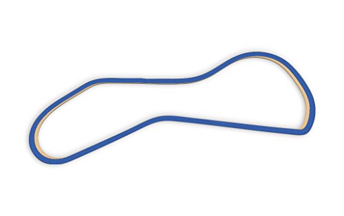 Racetrackart RTA-10204-BL-46 Rennstreckenkontur des Dubai Autodrome Oval Handling Course-Blau, 46 cm Breite, Spurbreite 1,3 cm, Holz, 45 x 46 x 2.1 cm von Racetrackart