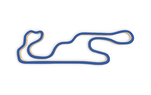 Racetrackart RTA-10447-BL-23 Rennstreckenkontur des New York Safety Track-Blau, 23 cm Breite, Spurbreite 9mm, Holz, 23 x 23 x 0.9 cm von Racetrackart