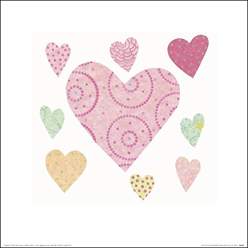 Rachel Taylor "Lots of Love 30 x 30cm Kunstdruck von Rachel Taylor