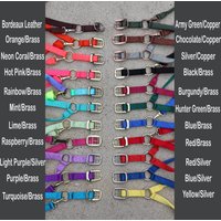 Benutzerdefinierte Leder Bronc Nasenband - Hand Punziert Halfter von RachelFailCustomTack