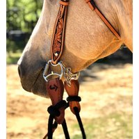 Mekate Oder Loop Zügel & Slobber Riemen - Auf Bestellung Mit Personalisierten Namen Optionen von RachelFailCustomTack