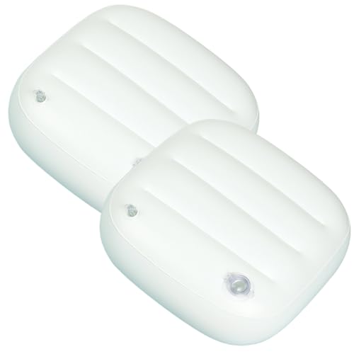 2pcs aufblasbare Whirlpool-Sitz-Tragen-Bestands-Badewannenkissen mit Verstellbarer Festigkeit einfach zu verwenden ergonomisch aufblasbarer Stubensitz tragbares Whirlpool-Zubehör zur Entspannung von Rachlicy