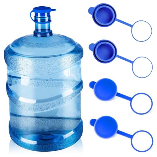 4 Stücke Wasserflasche Deckel Ersatz und 5-Gallonen-Wasserkappen mit integriertem Ring Easy Installieren und Entfernen von Krugkappen für Spender Kühler-Heimwerkzeuge 4 Stücke Wasserflasche Deckel Ersatz und 5-Gallonen-Wasserkappen mit integriertem Ring Easy Installieren und Entfernen von Krugkappen für Spender Kühler-Heimwerkzeuge von Rachlicy