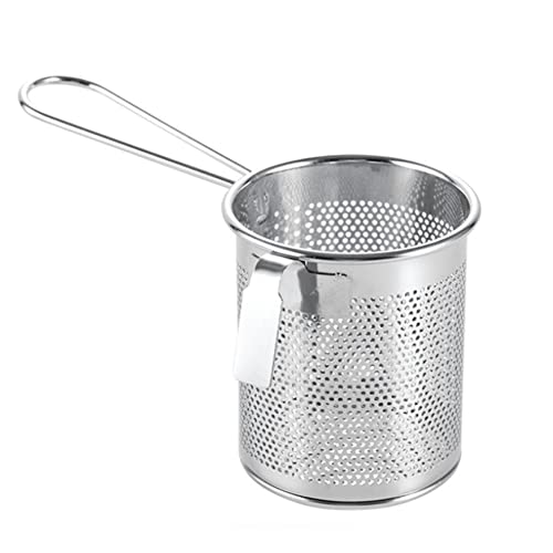 Nudelsieb Edelstahl Nudelkorb Pastasiebs Mesh Edelstahl Frittierkorb Colander Mesh Nettosiebs Frittierkorb Spaghetti Korb für Nudeln Knödel Heißtopf Stil 1 von Rachlicy