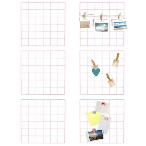 Rachlicy Gitterwandpaneele 6PCS 14x14in Eisendrahtwandnetzkaneel sichern leicht zu hängen zu hängen für DIY -Handwerkshaus Rachlicy Gitterwandpaneele 6PCS 14x14in Eisendrahtwandnetzkaneel sichern leicht zu hängen zu hängen für DIY -Handwerkshaus von Rachlicy