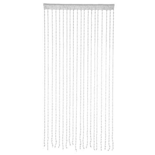 Rachlicy Perlenvorhang weicher Polyester Boho Vorhänge ästhetische Weiße für Türen Schlafzimmer Wohnzimmer Zuhause von Rachlicy