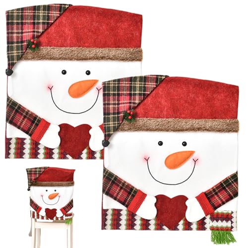 Rachlicy Weihnachtsstuhl Rückenabdeckungen 2PCS süße weiche bequem Rachlicy Weihnachtsstuhl Rückenabdeckungen 2PCS süße weiche bequem von Rachlicy