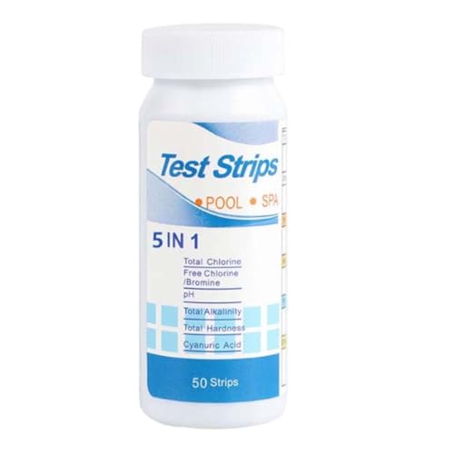 Wasserprüfstreifen 6 in 1 Spa -Teststreifen Chlor Gesamtalkalinitätstester für -Pool 50pcs von Rachlicy