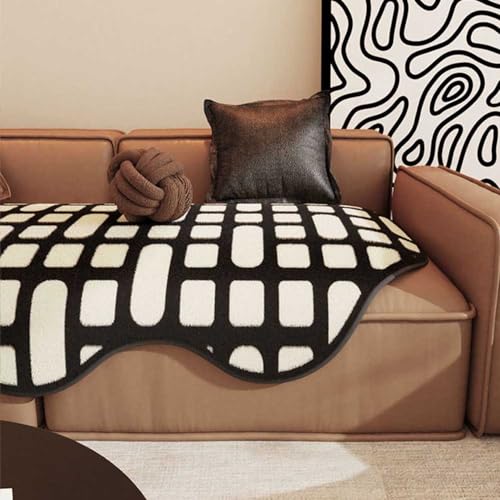 Racib Couch Cover I Shape Stretch U Shape XXL Couch Throw Sofa Throw Blanket Sofa Cover Corner Sofa Velvet Couch Protector Corner Couch Dog Cat Sofa Protector 4/3/2/1 Seater(T8,90 * 90cm) von Racib