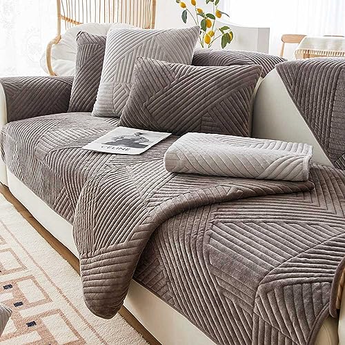 Racib Sofa Überzug Samt Ecksofa L Form, Sofabezug Sofabezug rutschfest Plüsch, Couch Überzug u Form Sofaüberwurf rutschfest, Sofaschoner Hund Sofadecken Für Sitzfläche,8-90x160cm Racib Sofa Überzug Samt Ecksofa L Form, Sofabezug Sofabezug rutschfest Plüsch, Couch Überzug u Form Sofaüberwurf rutschfest, Sofaschoner Hund Sofadecken Für Sitzfläche,8-90x160cm von Racib