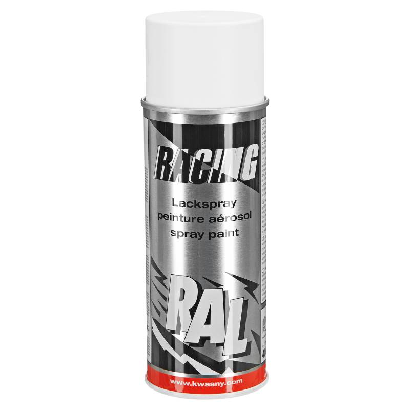 Racing Autolackspray RAL 9010 reinweiss matt 400 ml von Racing