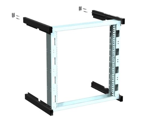 Rack Magic - 12HE 19" Wandverteiler - 400mm Tiefe - Wandschrank - Serverschrank - 19 Zoll Wand Rack - RAL7035 von Rack Magic