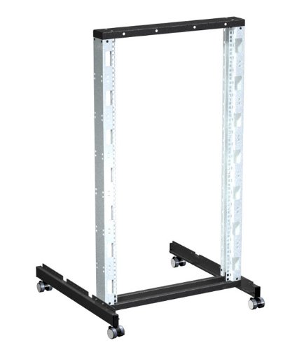 Rack Magic - 21HE 19" Rackstand - Lichtgrau - 19 Zoll Rack Gestell - Serverschrank - Rack Schrank von Rack Magic