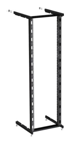 Rack Magic - 42HE offener Wandverteiler 600 mm Tiefe - schwarz - 19 Zoll - Wandschrank - Serverschrank - Wand Rack von Rack Magic