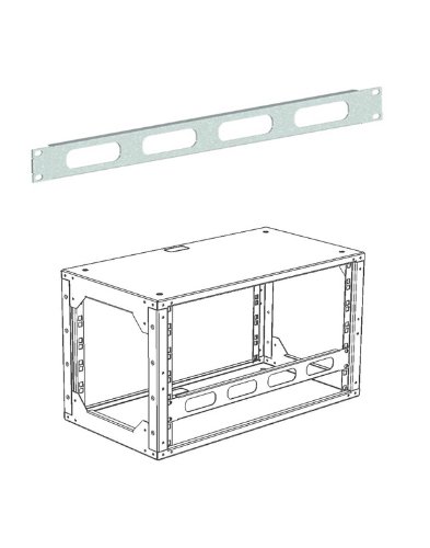 Rack Magic - 1HE Frontplatte mit Rangier- und Lüftungsausschnitten - RAL 7035 von Rack Magic