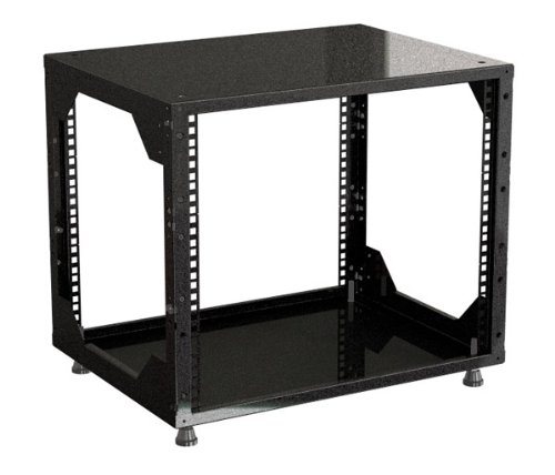 Rack Magic - 9HE Mini 19" Rackschrank - 440mm Tiefe - Schwarz - 19 Zoll Serverschrank - Rack Schrank von Rack Magic