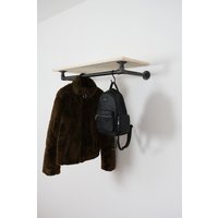 Pisa - Regal Mit Kleiderstange Industrie Design Industrial Begehbarer Kleiderschrank Stahl Rohr Kleiderständer Garderobe Stange Loft Rack von RackHausHamburg