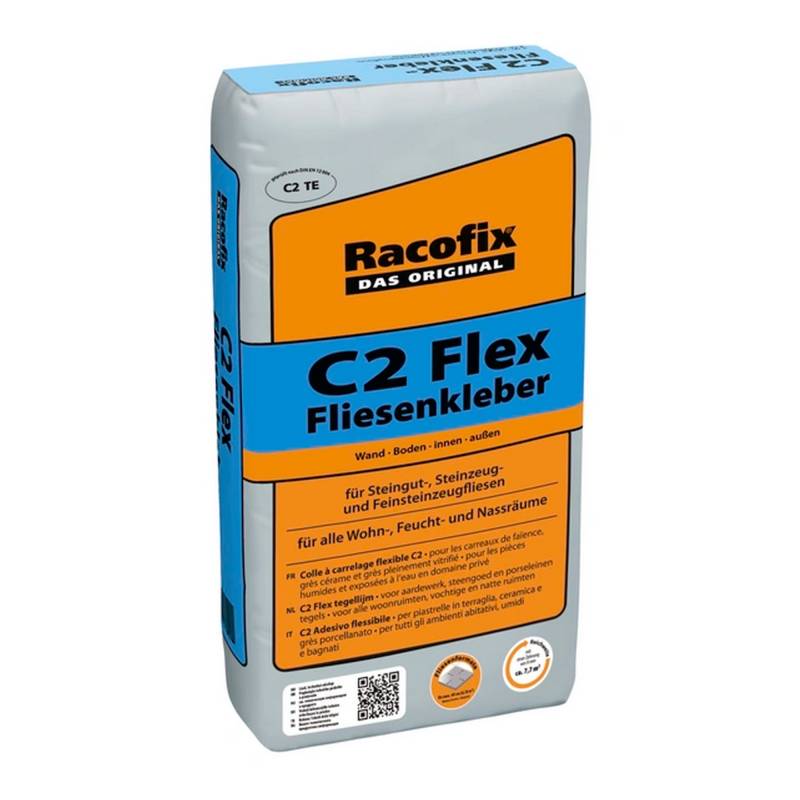 Racofix Fliesenkleber 'C2 Flex' grau 20 kg von Racofix