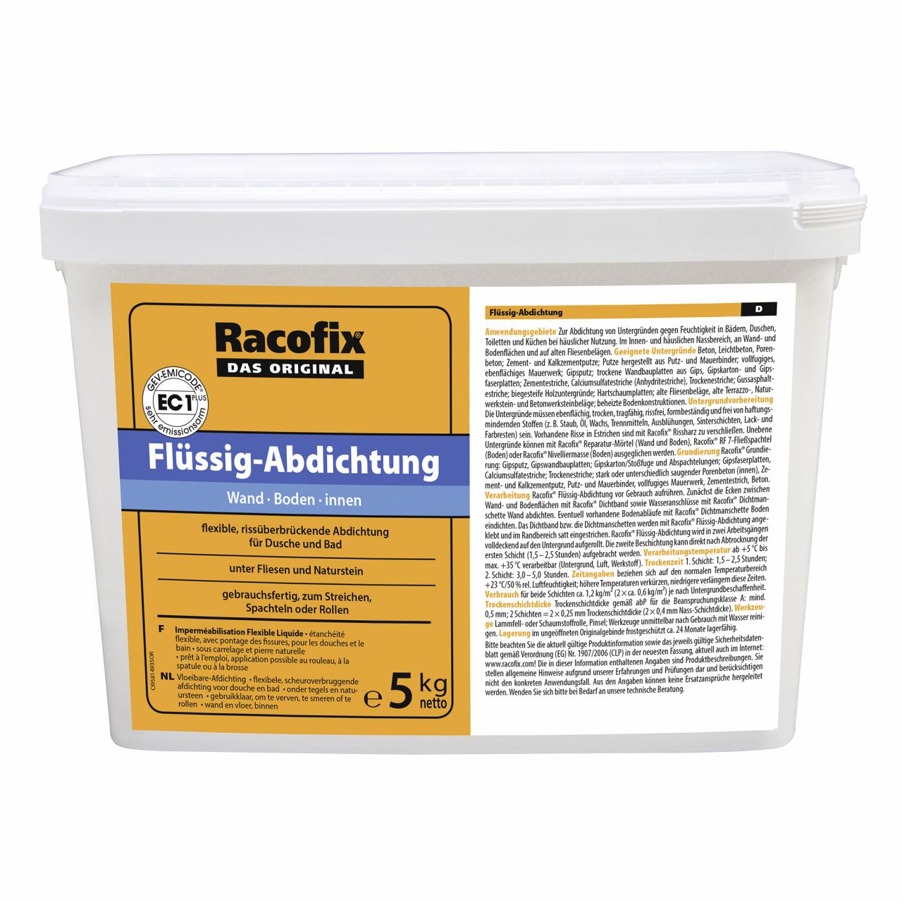 Racofix Flüssig-Abdichtung 5 kg von Racofix