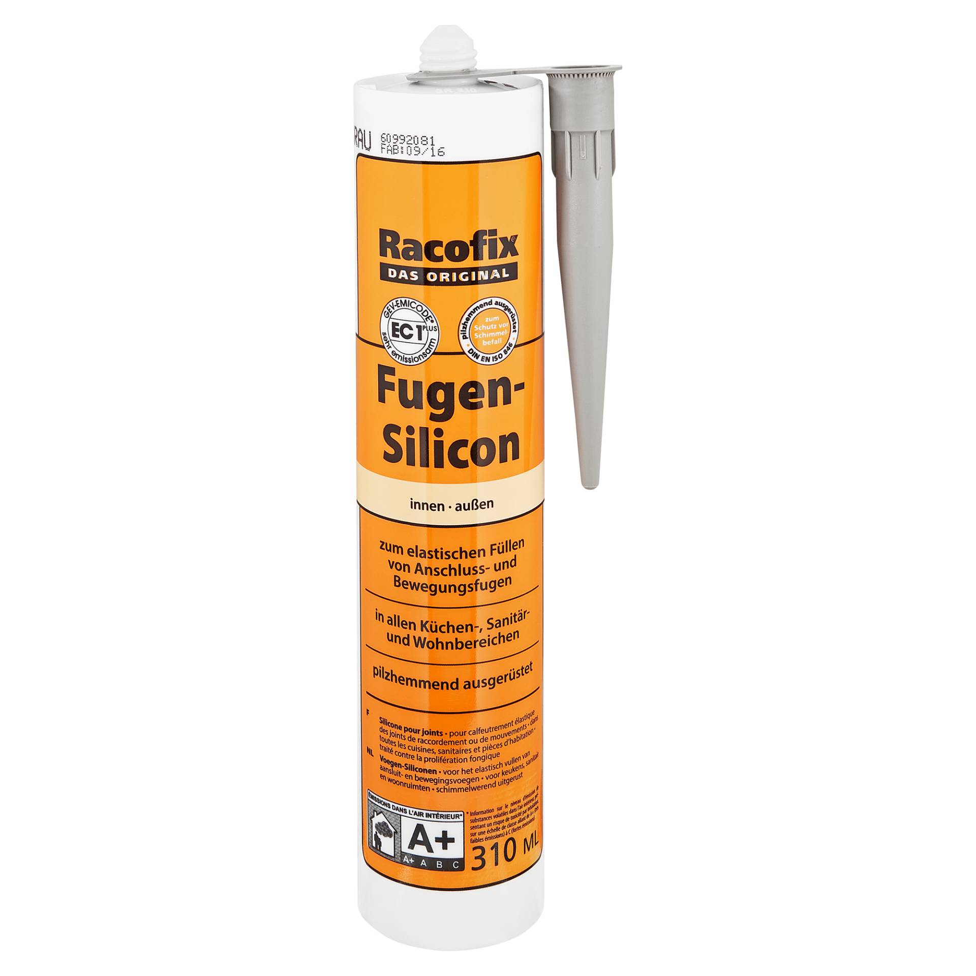 Racofix Fugen-Silicon 310 ml grau Racofix Fugen-Silicon 310 ml grau von Racofix
