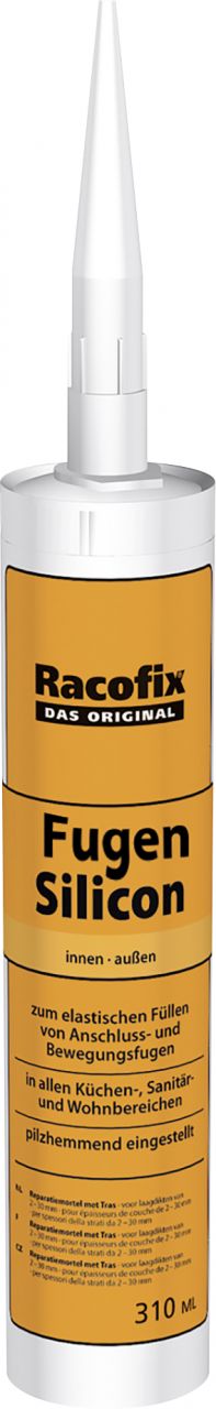 Racofix Fugen Silikon hellgrau 310 ml von Racofix