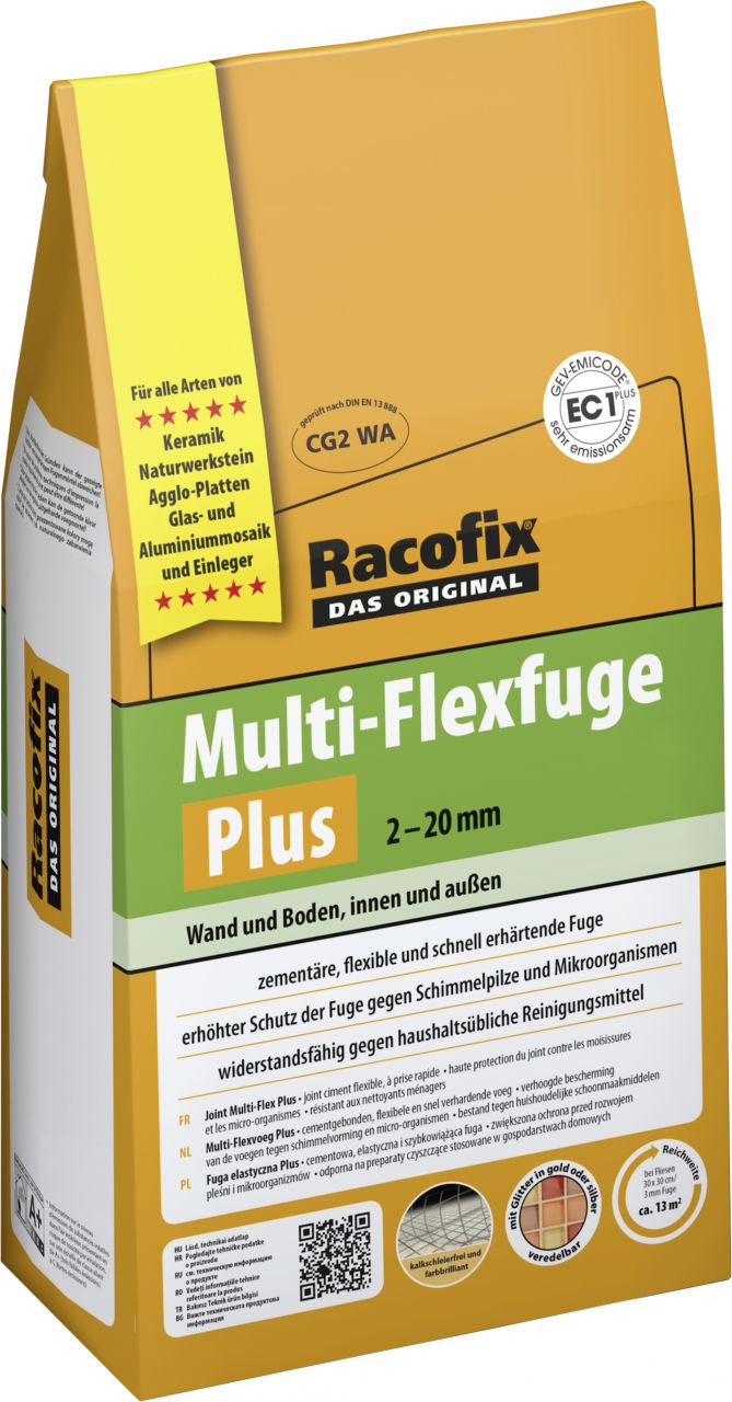 Racofix Multi Flexfuge PLUS 2 - 12 mm steingrau 4 kg von Racofix