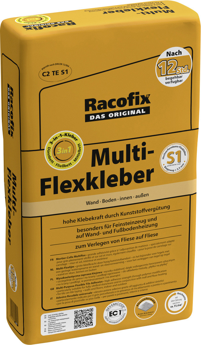 Racofix Multi-Flexkleber 3-in-1 25 kg Racofix Multi-Flexkleber 3-in-1 25 kg von Racofix