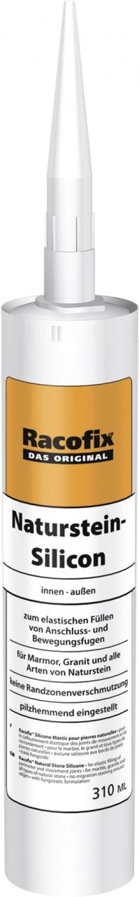 Racofix Naturstein Silikon weiß 310 ml von Racofix
