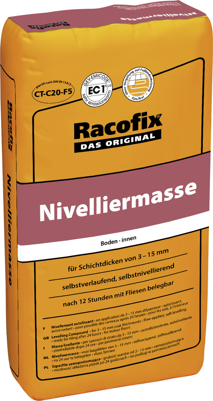 Racofix Nivelliermasse 20 kg-Sack, für Innen von Racofix