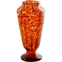 1940Er Jahre Große Bernsteinfarben Signierte Verlys Vase - Groß von RadRavenDesign