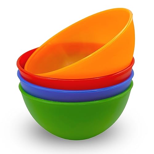 Radami 4 x Müslischale 800ml Salatschale Bowl Schale Dessertschale Salat Schüssel Picknick Campinggeschirr von Radami