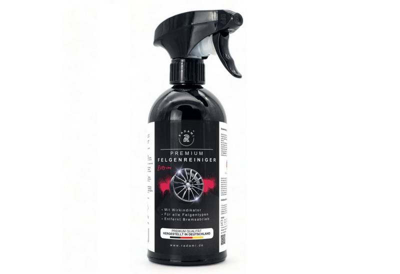 Radami 500ml Premium Felgenreiniger Felgenversiegelung Hochglanzformel Felgenreiniger (EXTREM schnell wirksam mit Hochglanzformel) von Radami