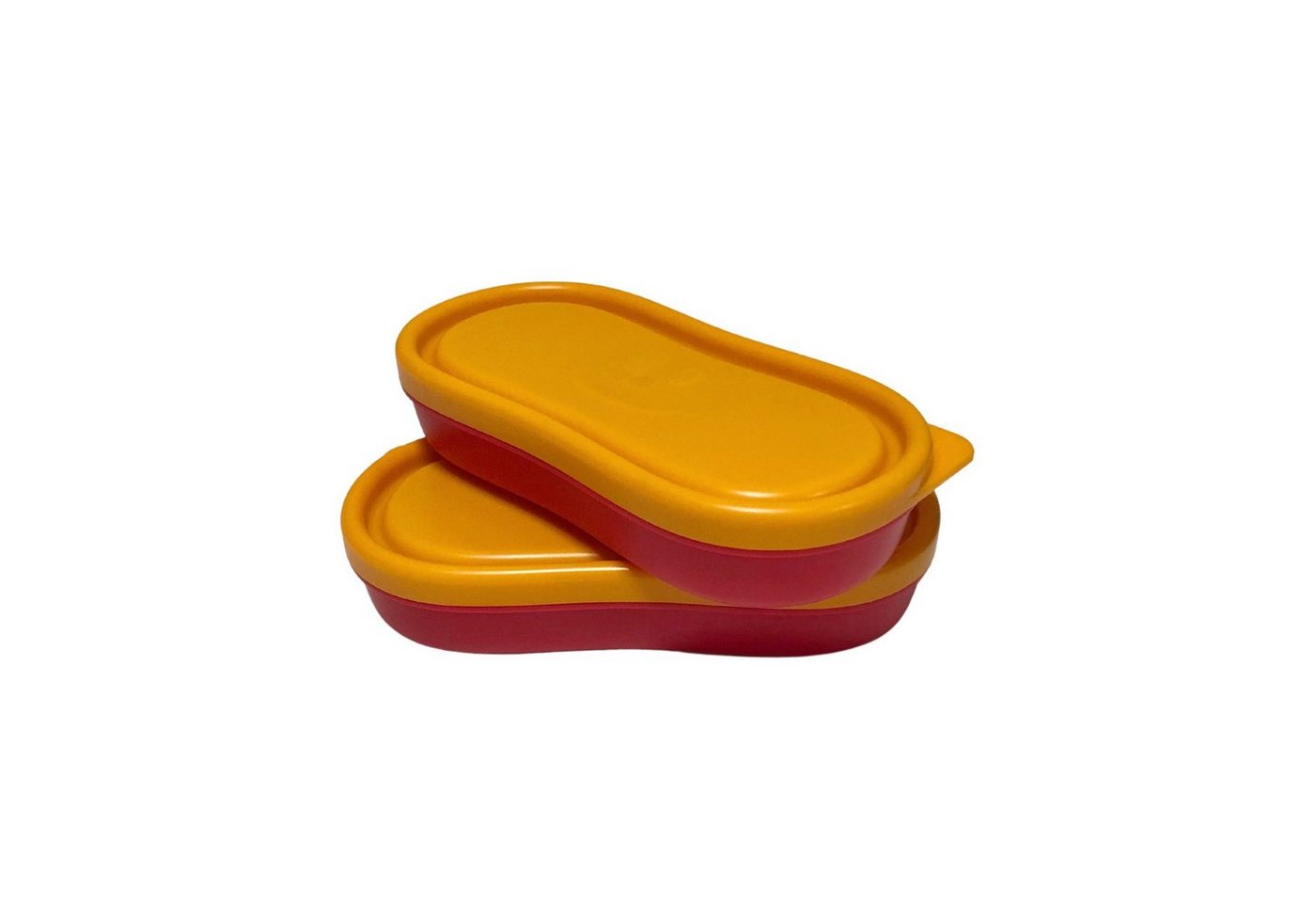 Radami Aufbewahrungsbox Vesperbox Lunchbox Brotdose Frühstücksbox Vesperdose 2x150ml Rot von Radami