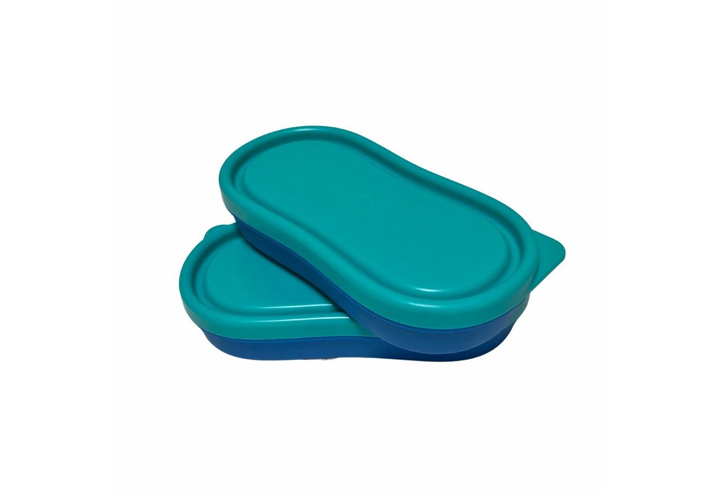 Radami Aufbewahrungsbox Vesperbox Lunchbox Brotdose Frühstücksbox Vesperdose 2x150ml blau von Radami