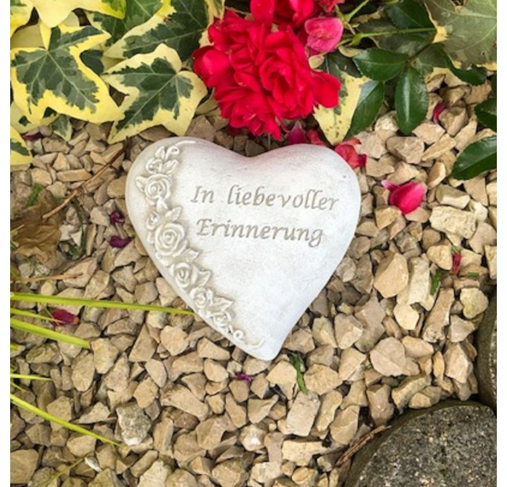 Radami Gartenfigur Grabherz "In liebevoller Erinnerung ca. 450g Radami Gartenfigur Grabherz "In liebevoller Erinnerung ca. 450g von Radami
