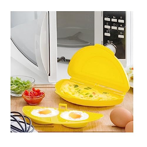 Rührei Maker Eierkocher Spiegelei pochierte Eier Omelett Tortillas Dose Aufbewahrungsdose für Mikrowelle von Radami