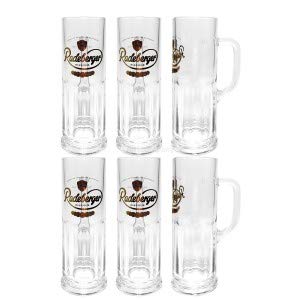 Radeberger Pilsener Bierglas Krug Glas Gläser-Set - 6x Bierhumpen Krüge mit Henkel 0,3l geeicht von Radeberger