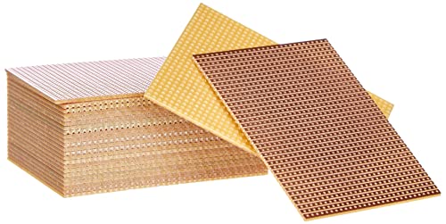 Rademacher 710-2 Streifenrasterplatine (25 STK.) Hartpapier 75 x 100 mm, Rastermaß 2,54 mm, 39 Leiterbahnen, Kupfer Auflage einseitig 35 µm, Platine 1,6 mm stark von Rademacher