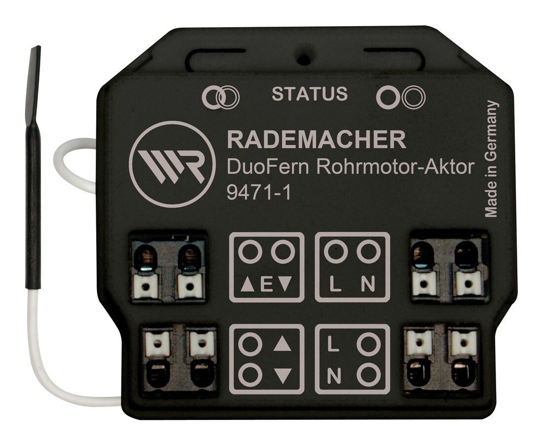 Rademacher Einlass-Gurtwickler, Jalousieaktor Funkbus Unterputz 1f 1 Eingang 2A Bussystem Funkbus von Rademacher