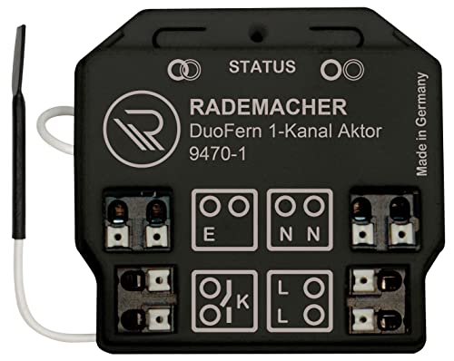 Rademacher DuoFern Universal-Aktor 1-Kanal 9470-1 - Funkfähiger Unterputz-Aktor Für Licht Und Elektrische Verbraucher (HOMEPILOT Nachfolgemodell Verfügbar) von HOMEPILOT