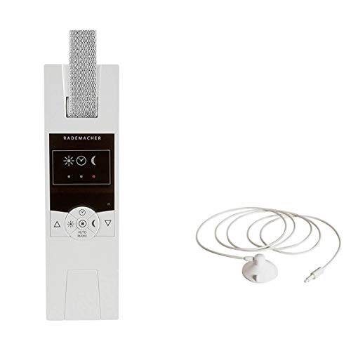 Rademacher RolloTron Standard 1300-UW Elektrischer Gurtwickler für Rollläden, Unterputzmontage, Touch-Steuerung inkl. Sonnen-/Dämmerungssensor 0,75m von Rademacher