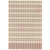 WR-Typ 908-1 Experimentierplatine Epoxyd (l x b) 80 mm x 50 mm 35 µm Rastermaß 2.54 mm i - Rademacher von Rademacher