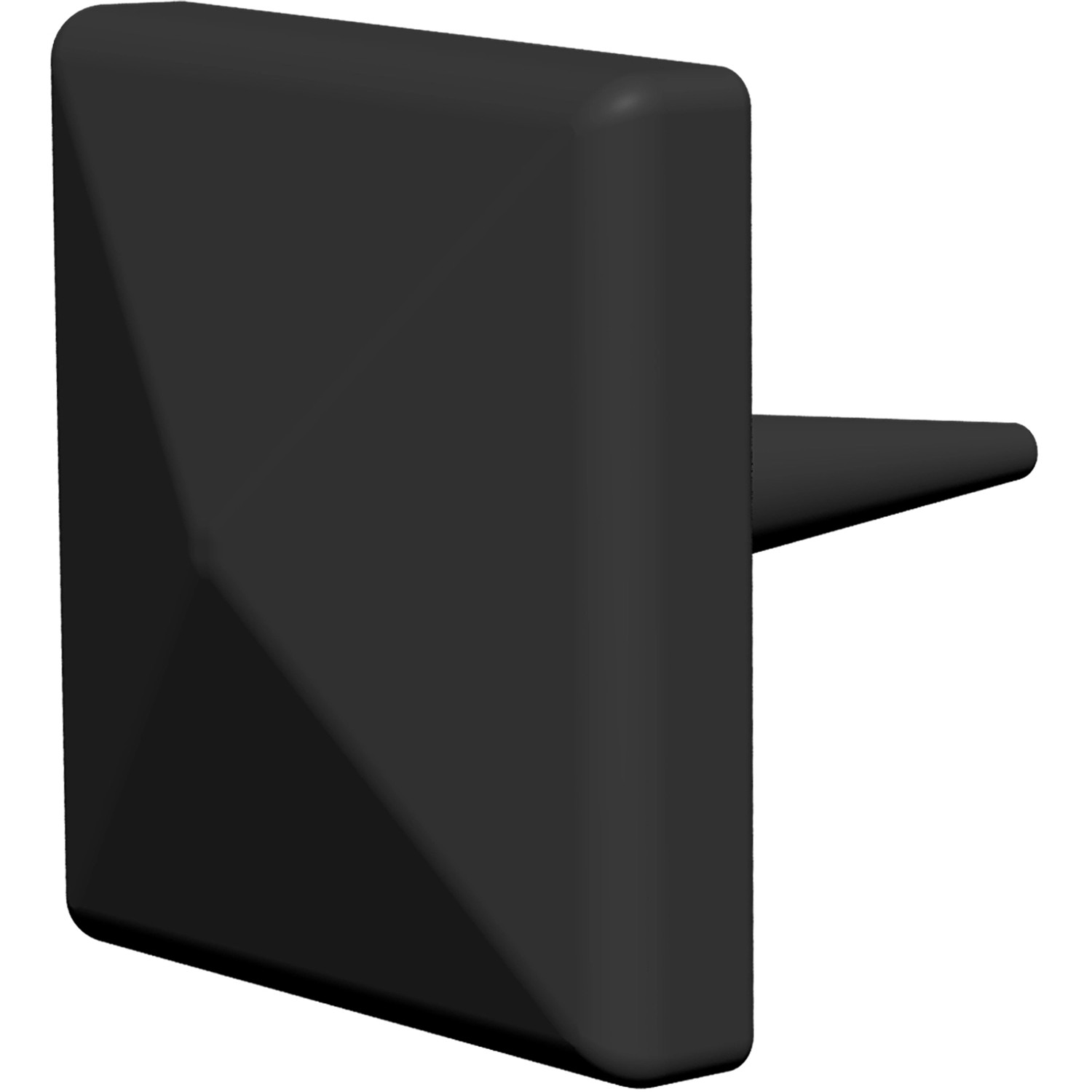 Radex Designelement Loft Rustic R40 x 40 mm Schwarz Matt von Radex