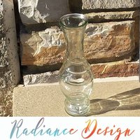 Genie Vase; 8 5/8 Klare Vase. | Ausgewählte Anpassbare Farben von RadianceDesignShop