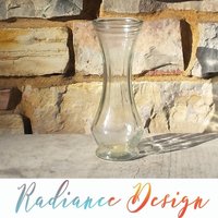 Warren Vase; 9 Zoll Klare Vase. | Ausgewählte Anpassbare Farben von RadianceDesignShop