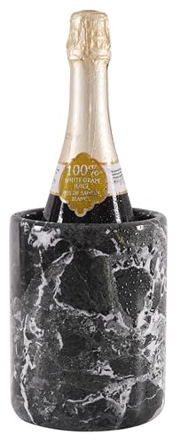Wine Chiller weiße Tischplatte handgefertigter Marmor-Weinkühler für Champagner 11,4x11,4x16,5cm, Getränkefrosterhalter-Verwendung als Utensilien,SchreibwarenTischdekoration Marble Wine ChillerBZ--03 von Radicaln