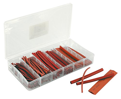 McDrill Schrumpfschlauch-Set 100-teilig, rot, 10cm lang von MC POWER