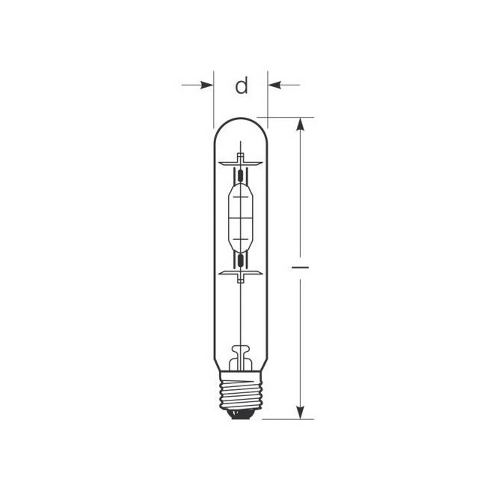 RADIUM Halogen-Metalldampflampe E40 360W HRI-T B klar von Radium