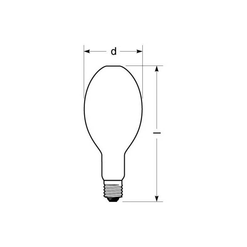 RADIUM Halogen-Metalldampflampe E40 420 W HRI-E D/PRO Ra92 von Radium